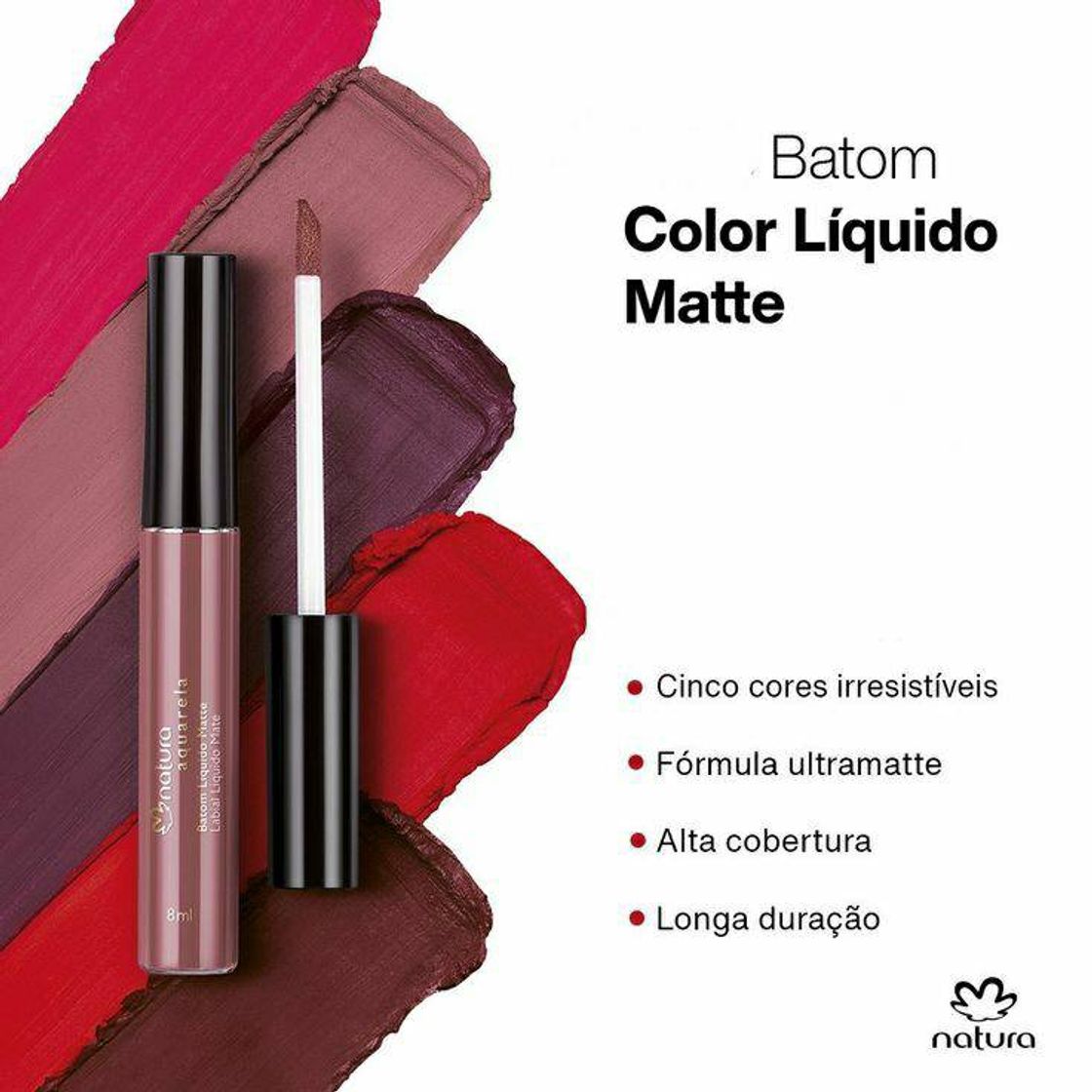 Fashion Batom color líquido matte Aquarela