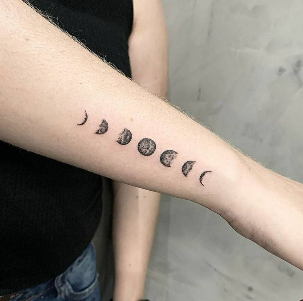 Moda Tatoo fases da lua..