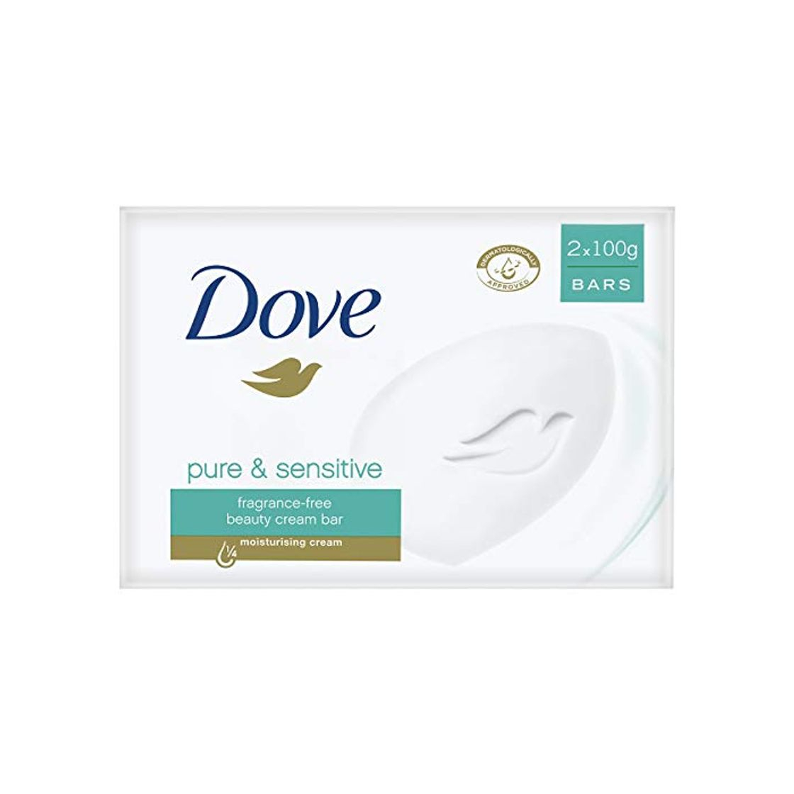 Productos Dove jabón crema Sensitive Hypoallergenic jabón