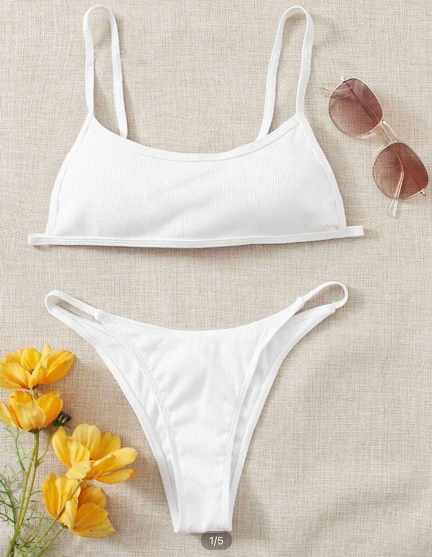 Fashion Bikini shein blanco