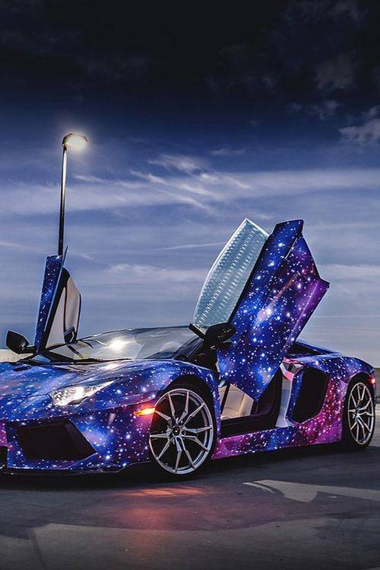 Moda Carro de luxo galáxia 💜