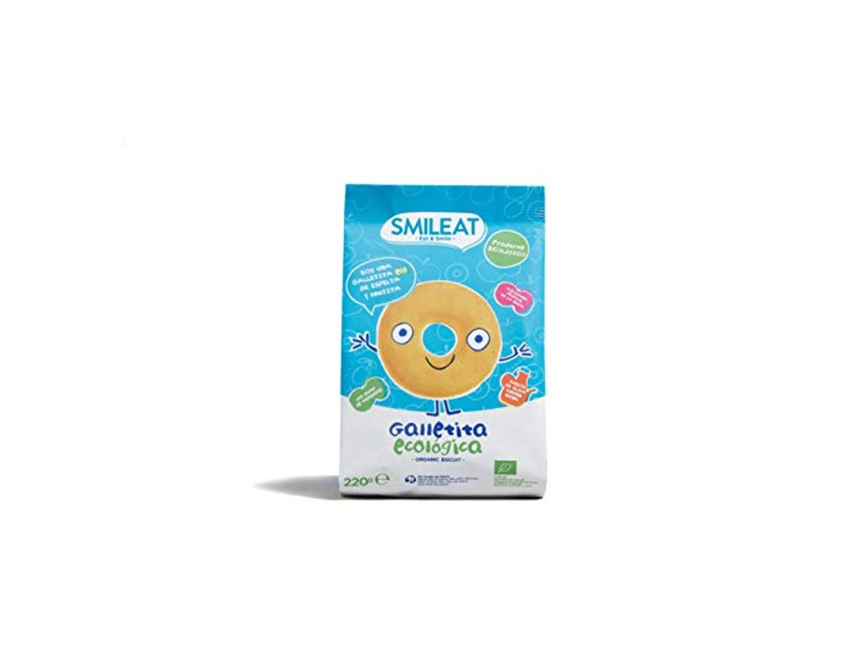 Productos Smileat - Galletas Ecológicas De Espelta Y Manzana Con Aceite De Oliva