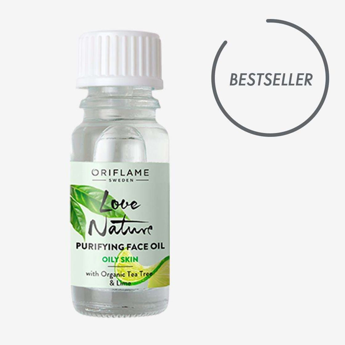 Social Óleo Facial Purificante com Tea Tree e Lima Biológicos Love Nature