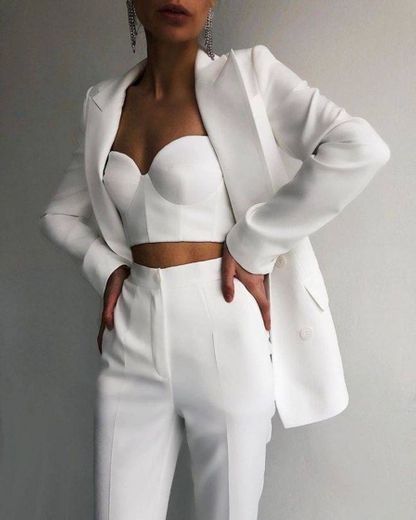 Complete White Outfit 