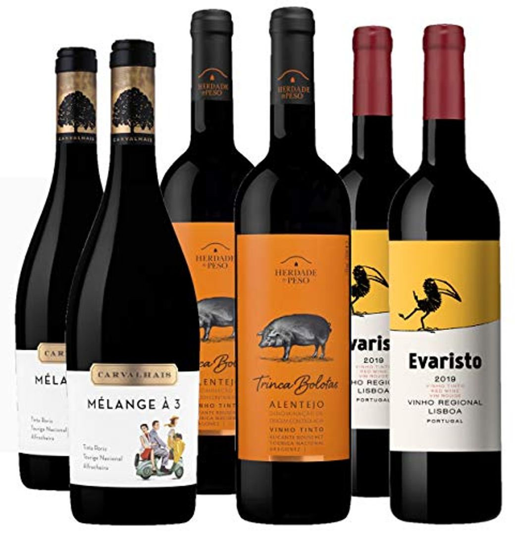 Producto Bodegas LAN - Pack Vino Tinto Portugal Irreverente - 6 botellas de