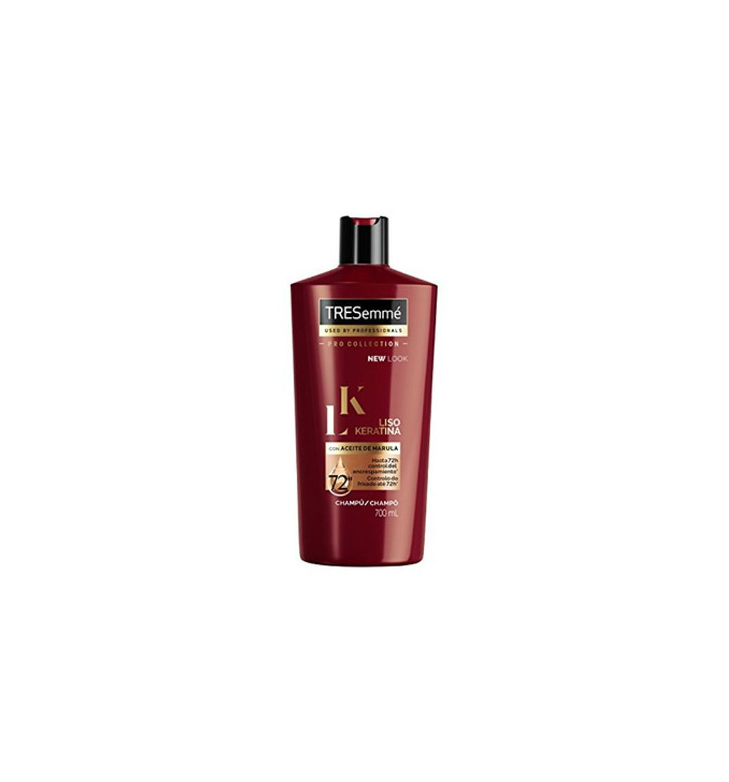 Beauty TRESemmé Champú Liso Keratina - Paquete de 3 x 700 ml -