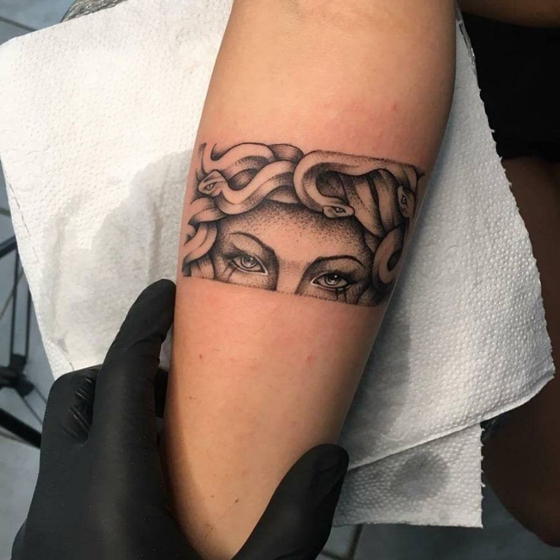 Fashion tatto de medusa