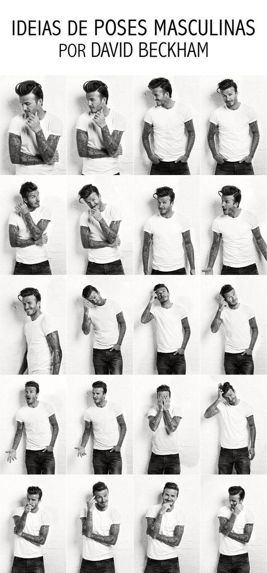 Social Poses Masculinas. 