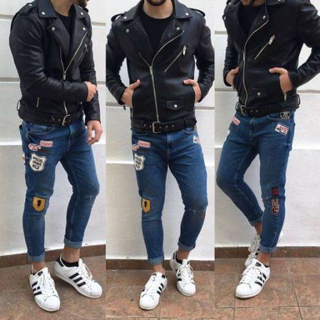 Moda Modernos jeans para hombre