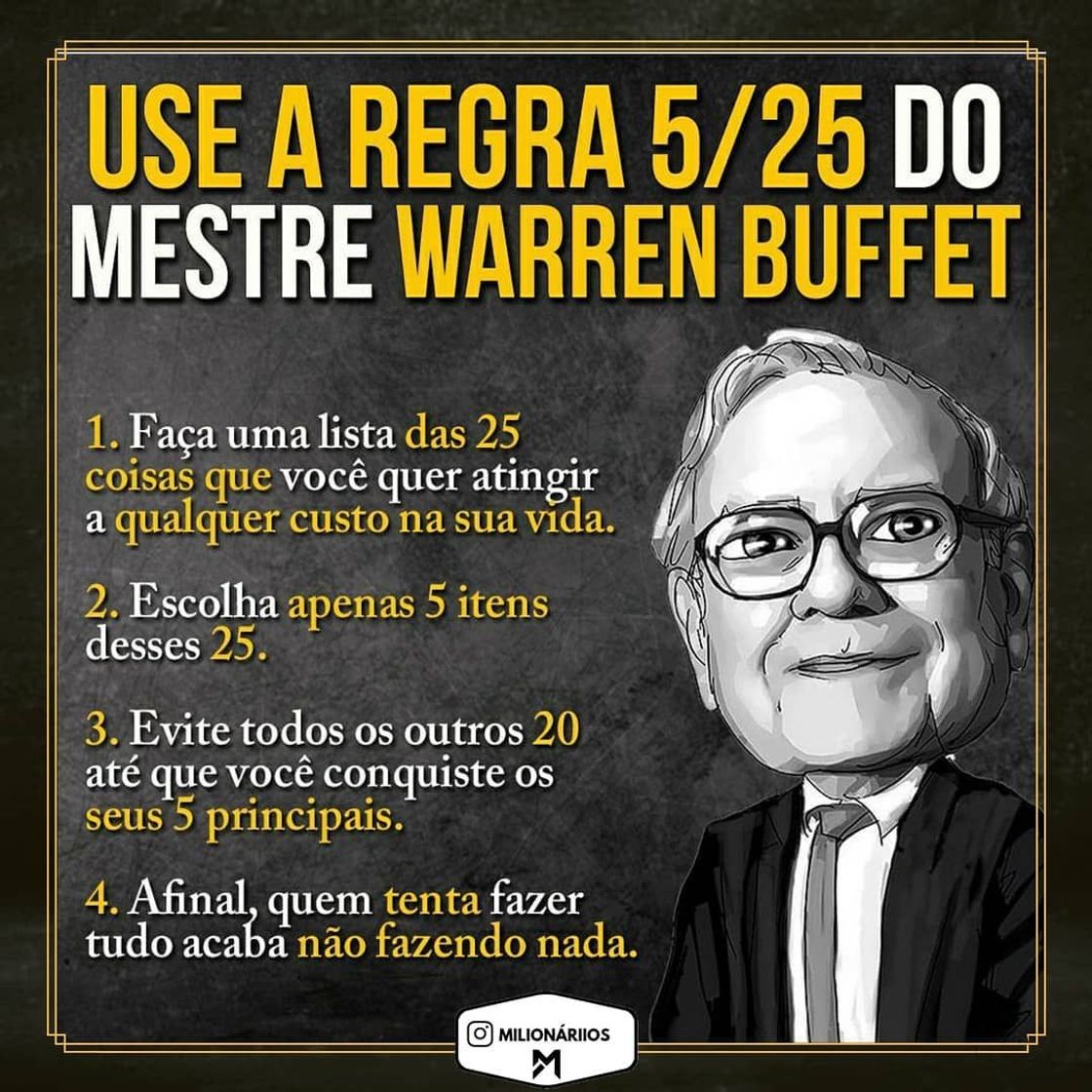 Moda Regras de Warren Buffet 