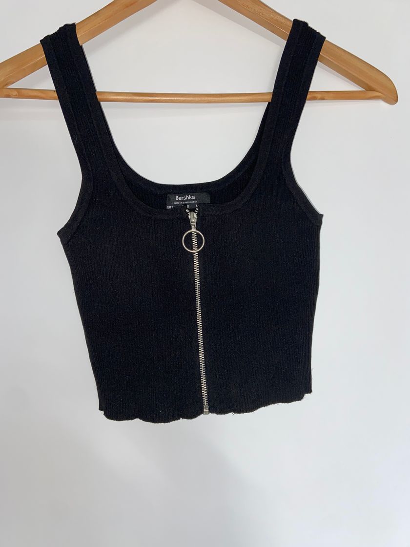 Fashion Top negro Bershka