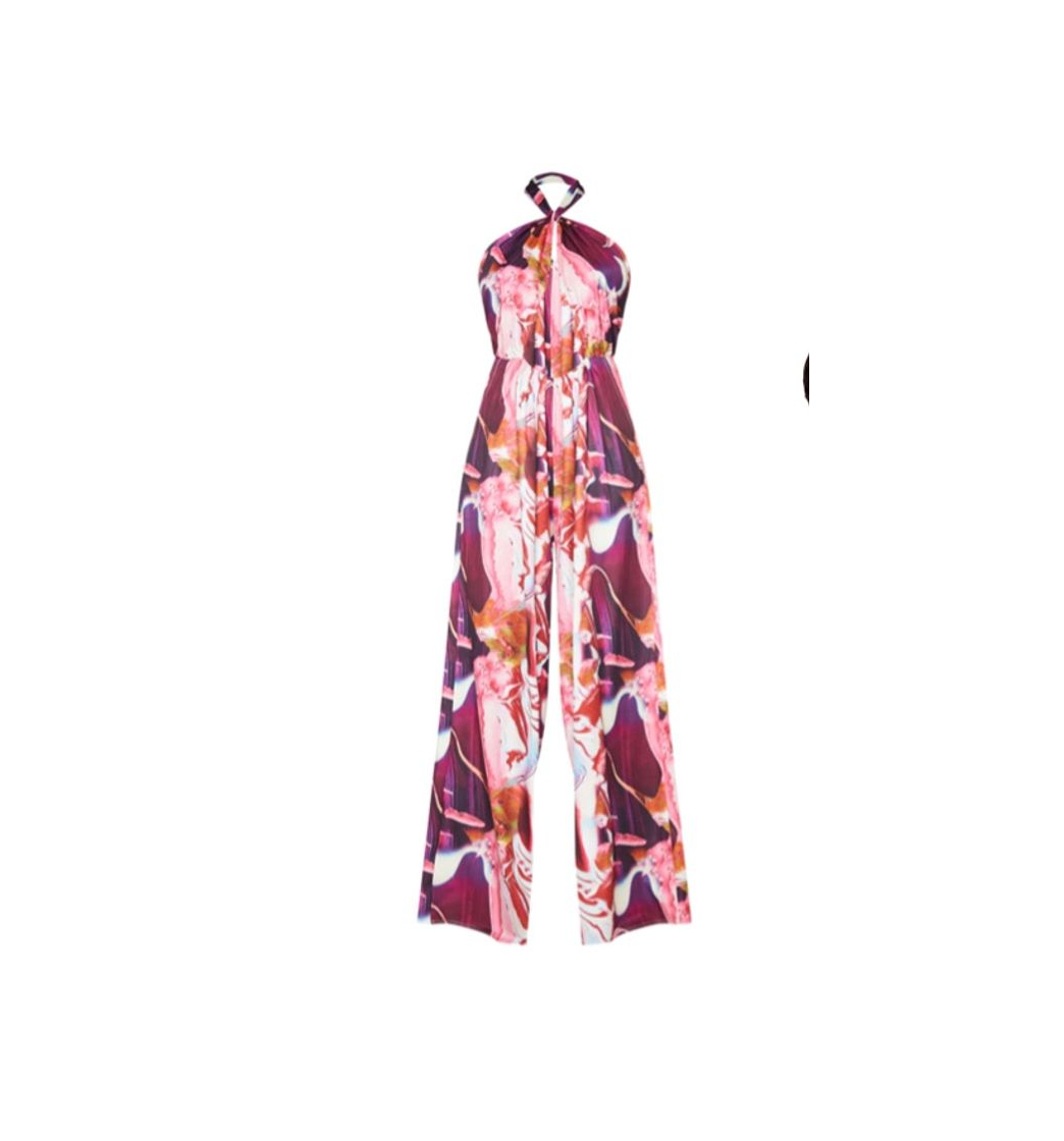 Fashion flower jumpsuit