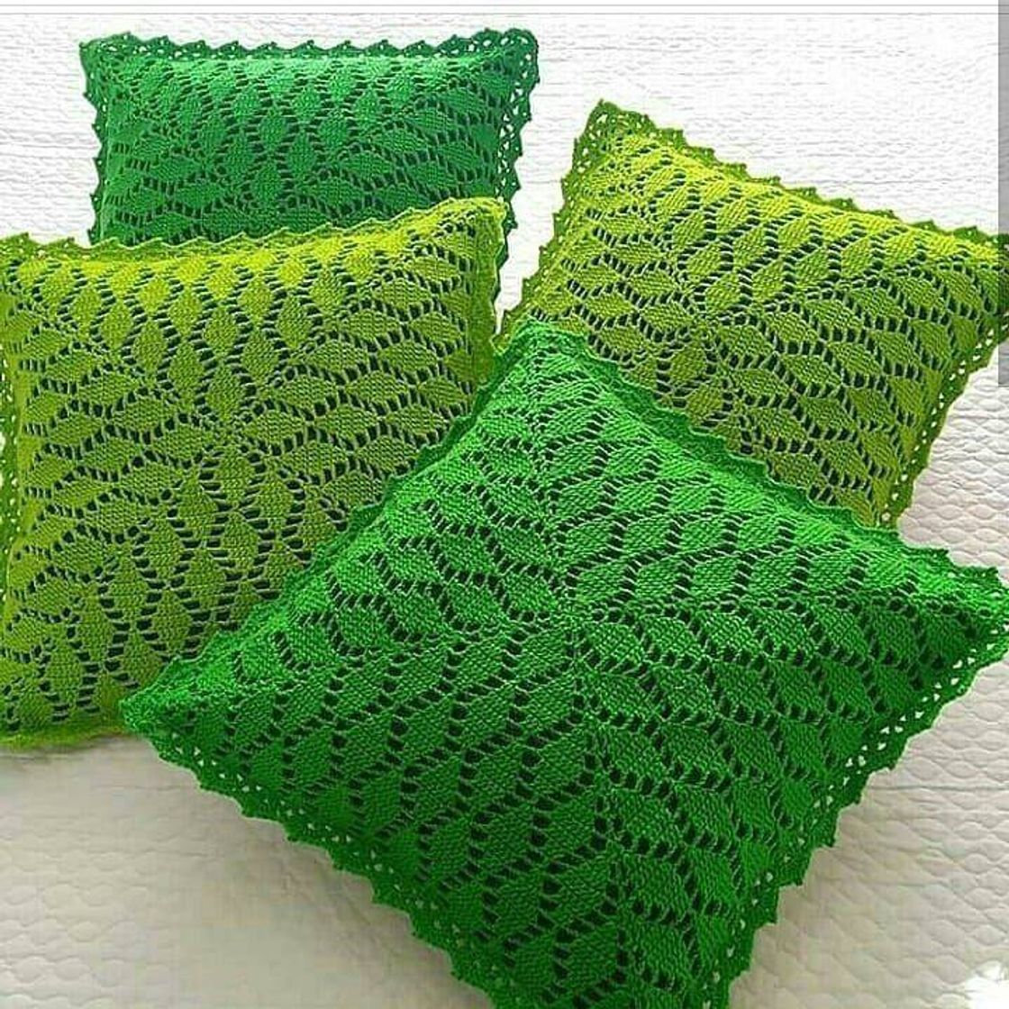 Social Almofadas de crochê ❤