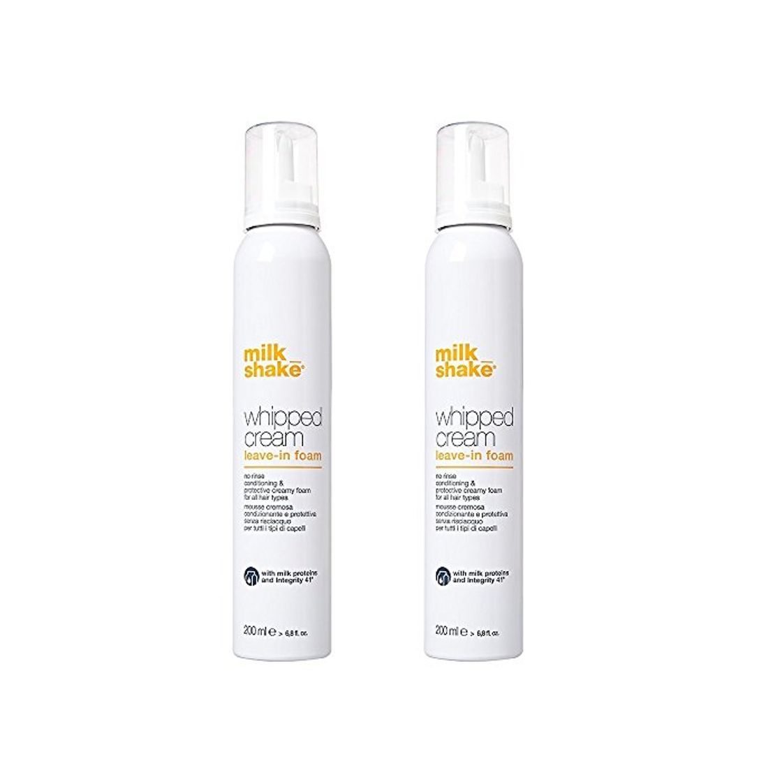 Social Milk Shake Whipped Cream Leave de espuma Duo Pack 2 x 200 ml Mousse