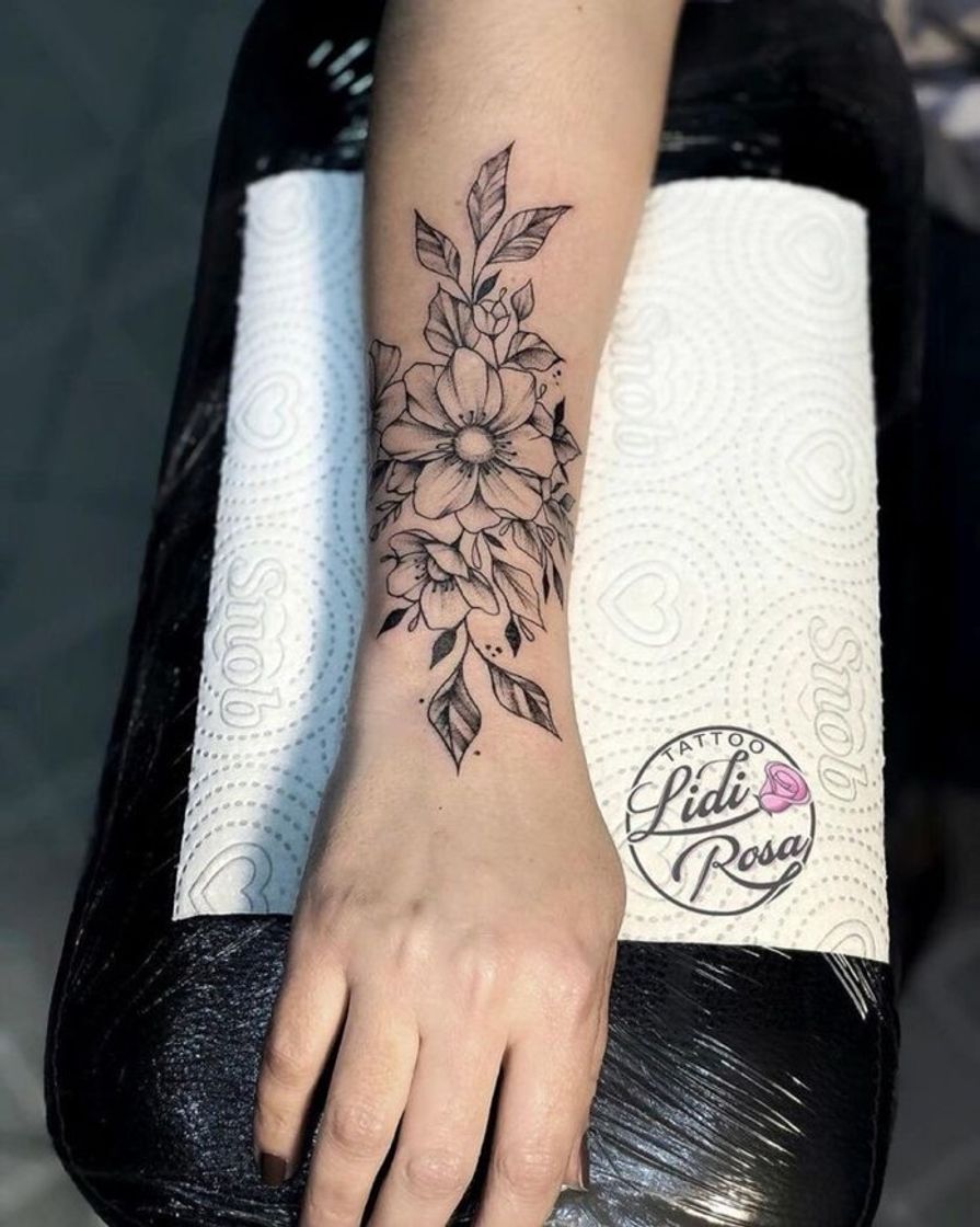 Moda Tatuagem de flores