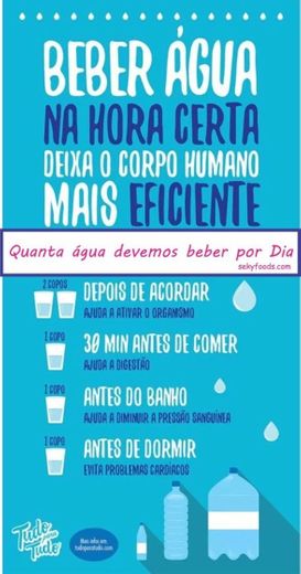 Bebendo + água 
