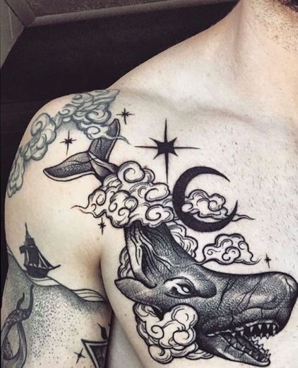 Tattoo whale