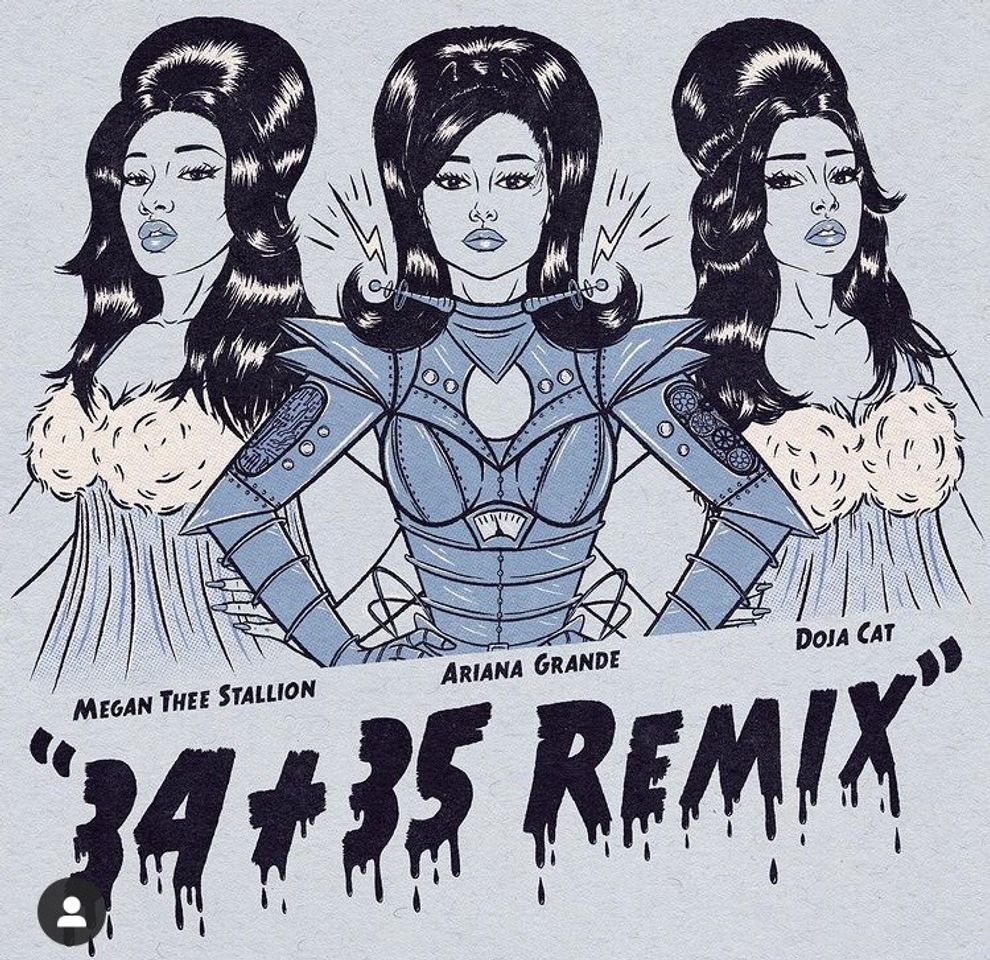 Music 34+35 Remix (feat. Doja Cat, Megan Thee Stallion) - Remix