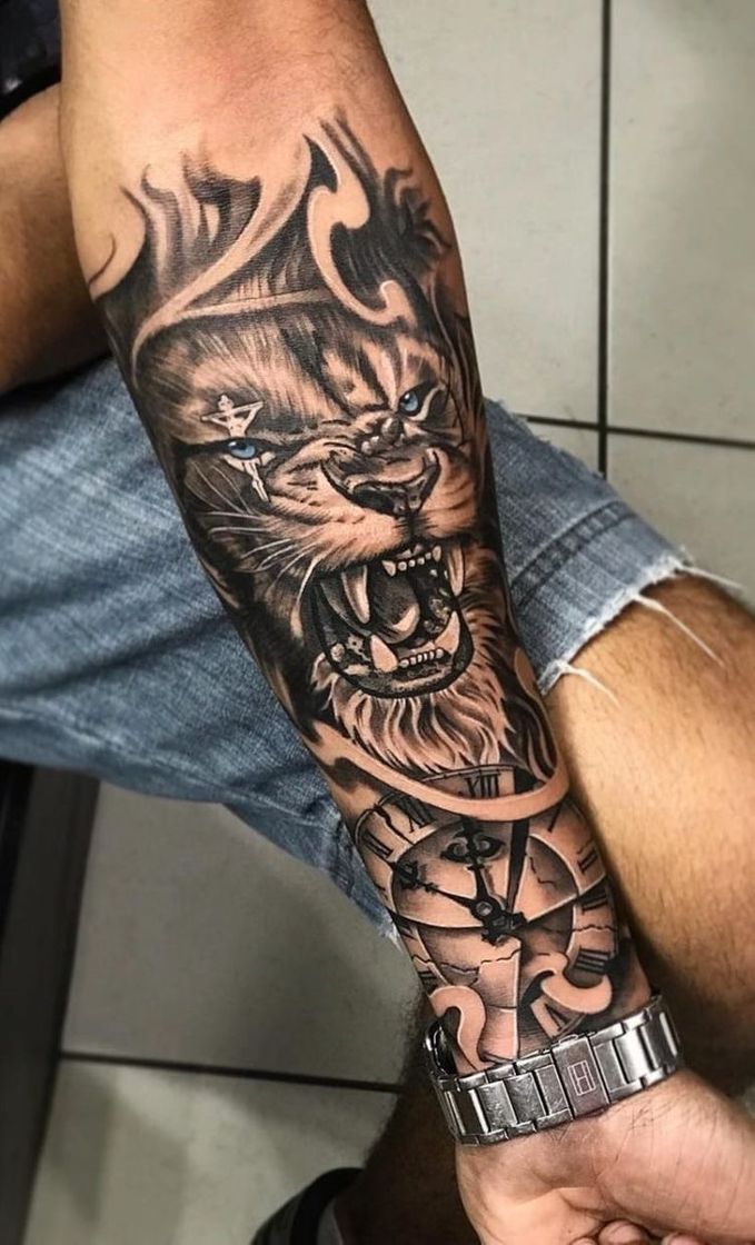 Fashion tattoo masculina 