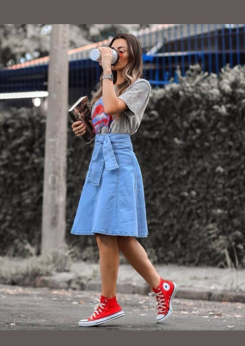 Fashion Looks com saia midi | Looks, Looks evangélicos, Saias