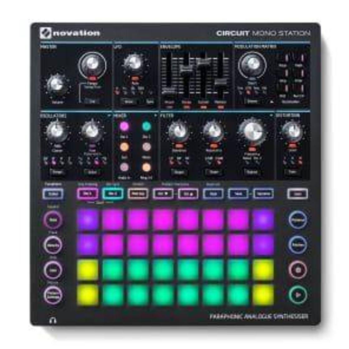 Social Novation circuit mono station paraphonic Analog Synth