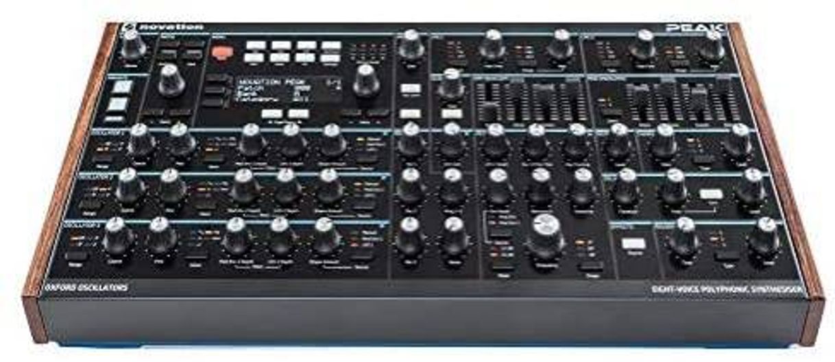 Social SYNTH Sintetizador Polifônico Novation Peak 8 Vozes


