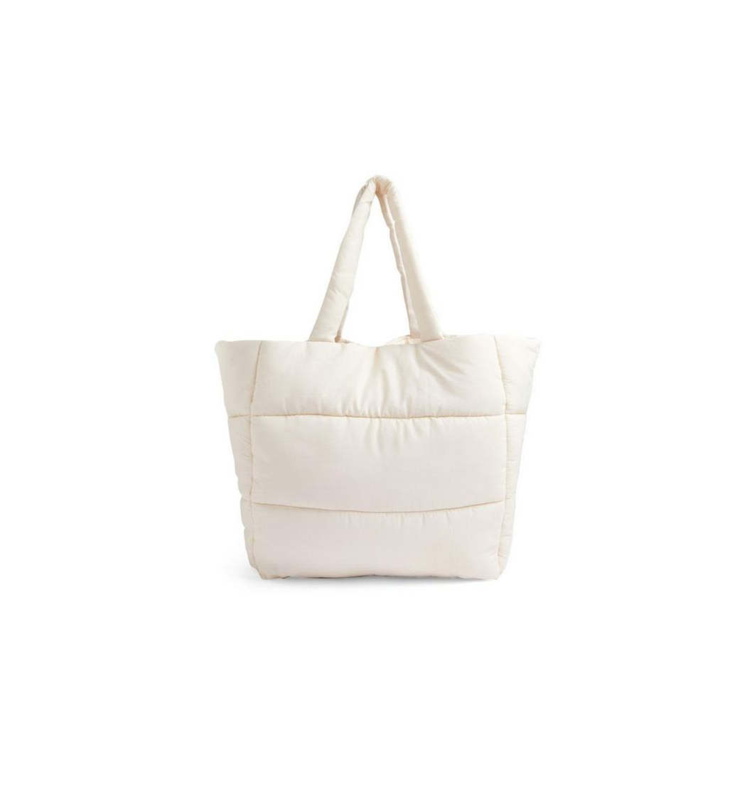 Moda Bolso Sopper Puffy Crema