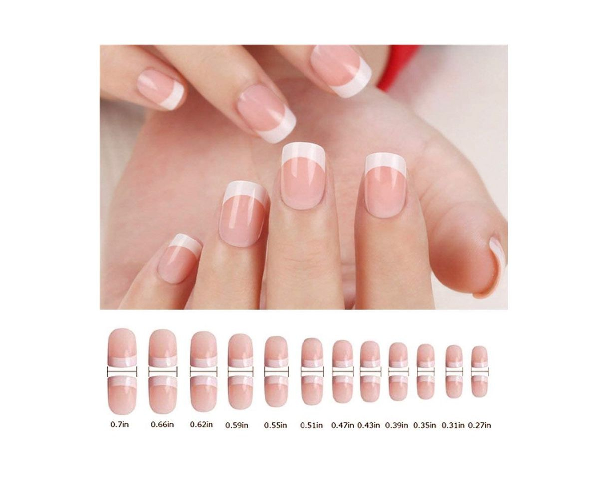 Productos Uñas postizas manicura francesa