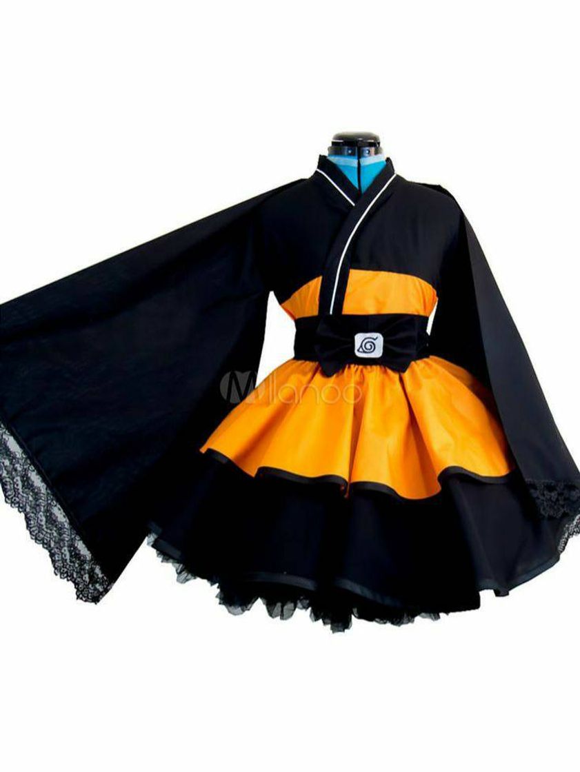 Moda Vestido espirado na roupa do naruto