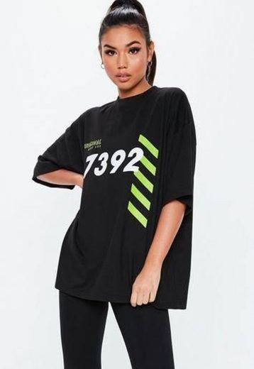 Blusa preta "7392"