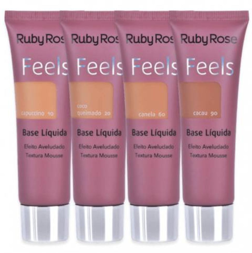 Moda Ruby Rose Feels Base Líquida 29ml Hb-8053 Mousse Aveludado