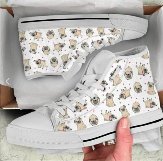 Cute pugs shoes