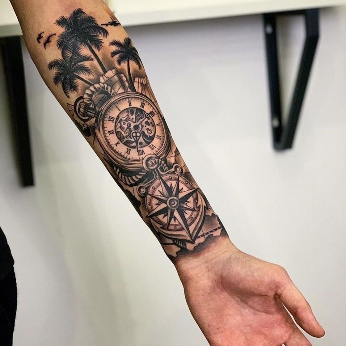 Fashion Tatuagem antebraço 