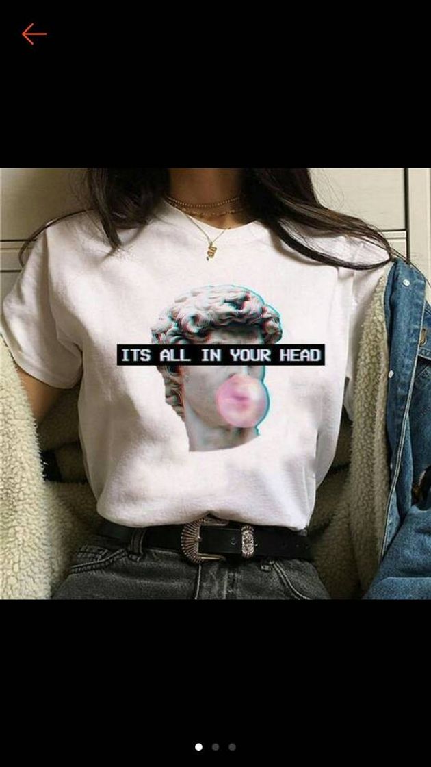 Moda 🍃💕CAMISETA TUMBLR MICHELANGELO AESTHETIC UNISSEX💕🍃