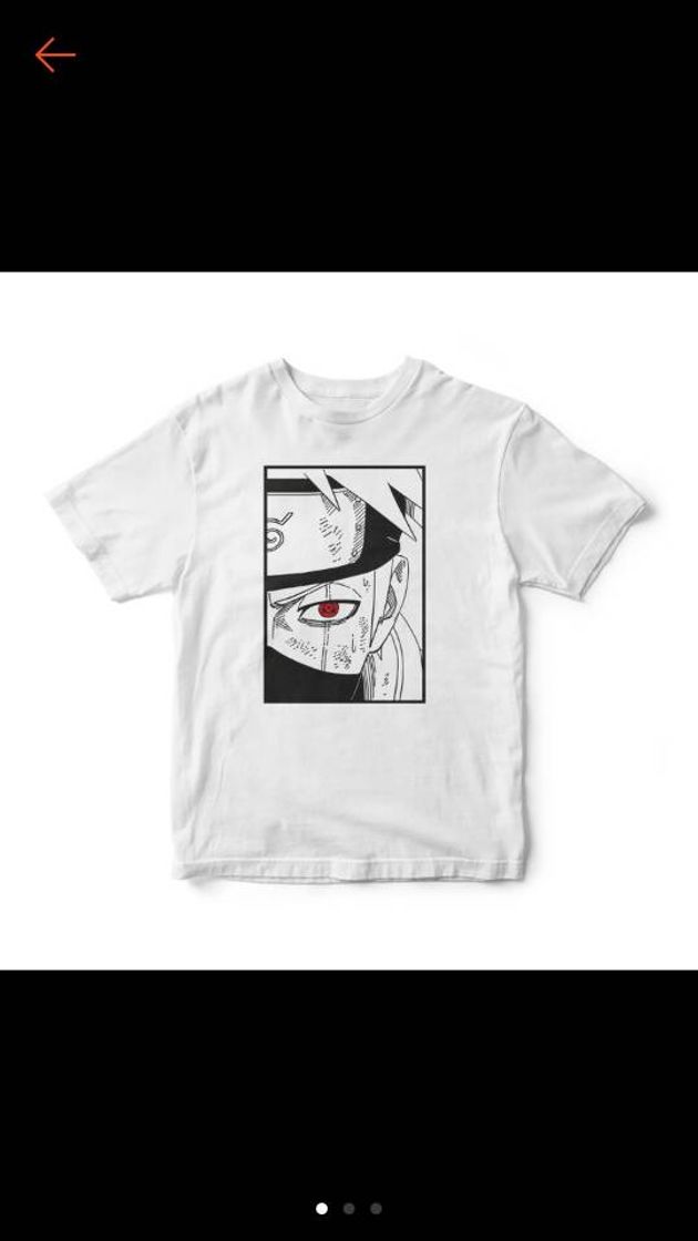 Fashion 💕CAMISETA NARUTO ANIME KAKASHI SENSEI EYE 💕