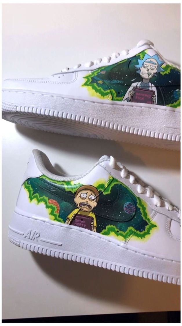 Fashion Tenis nike air ricky and morty