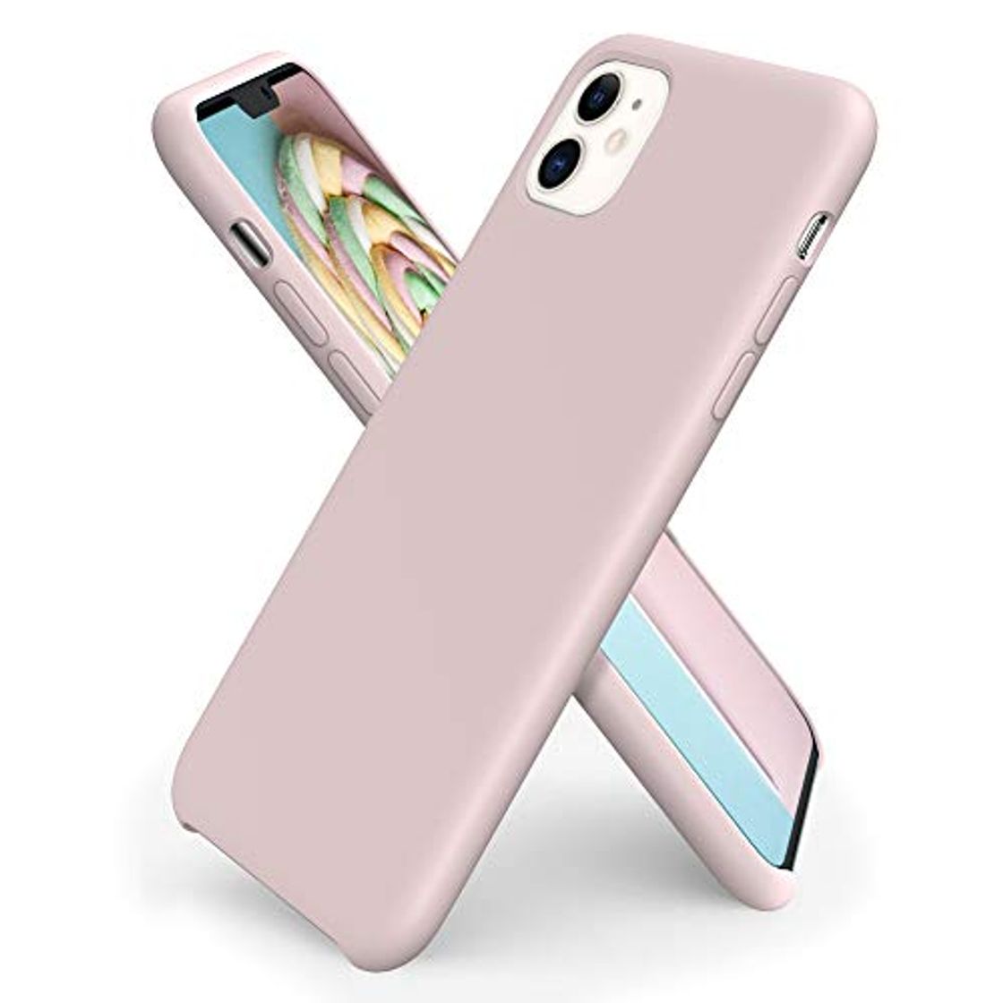 Product ORNARTO Funda Silicone Case para iPhone 11, Carcasa de Silicona Líquida Suave