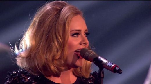 Adele Rolling In The Deep Live at The BRIT Awards 2012 - YouTube