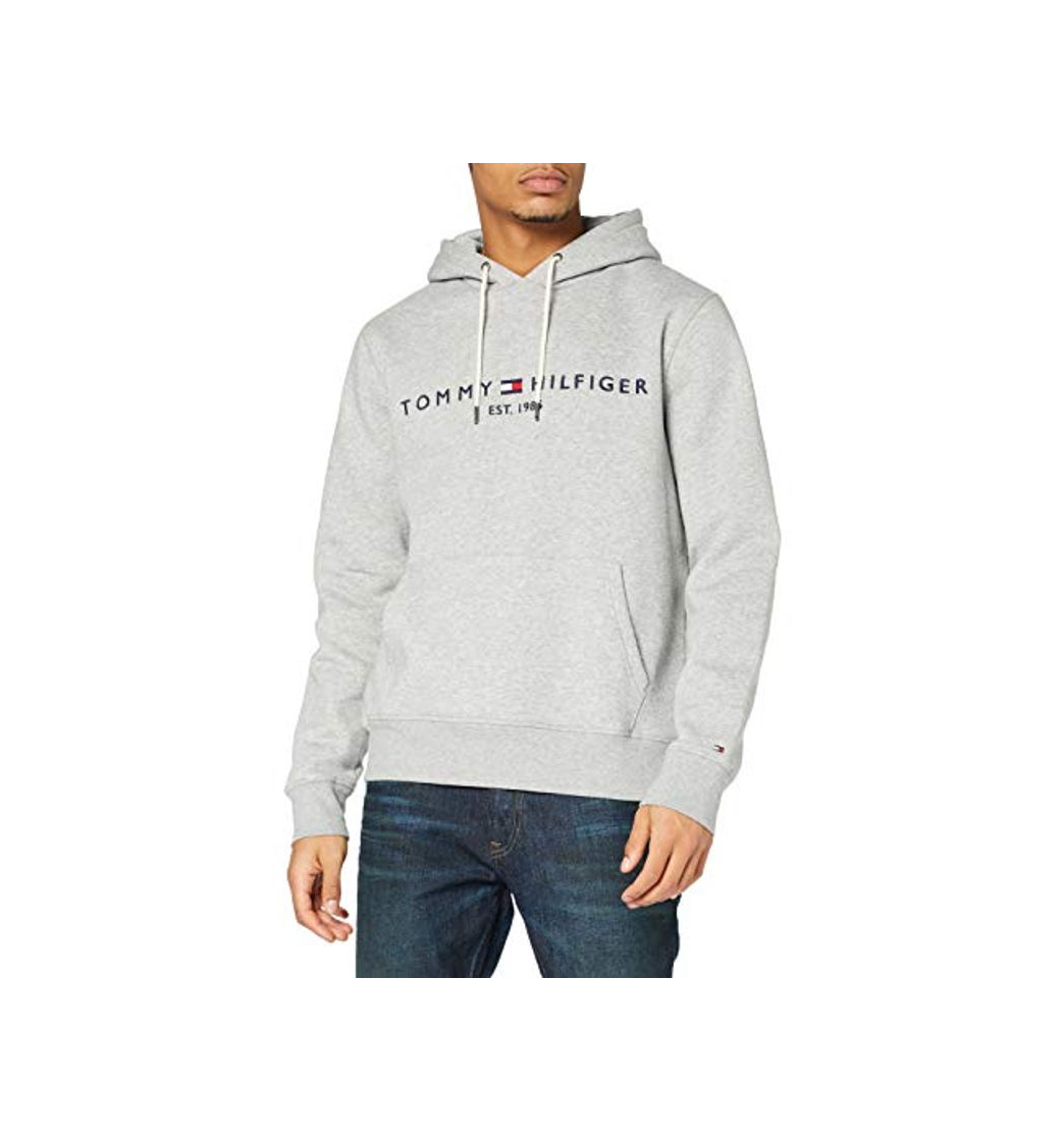 Fashion Tommy Hilfiger Tommy Logo Hoody sudadera, Grau