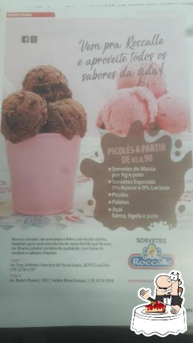 Place Sorvetes Roccalle - 4 Unidade (NOVA SORVETERIA NA BADEN POWELL)