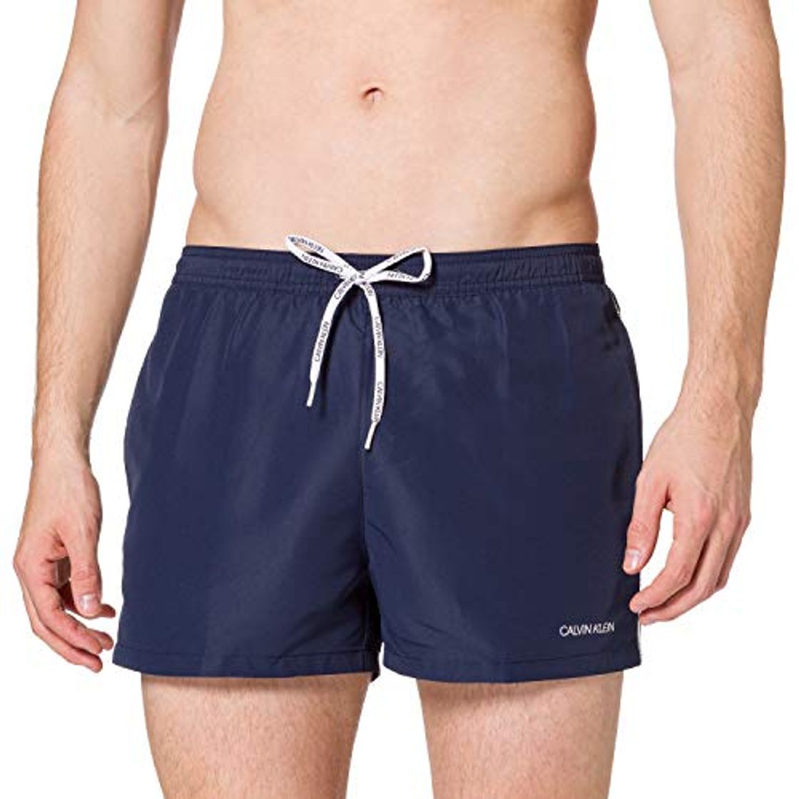 Fashion Calvin Klein Short Runner-Packable Baador para Hombre, Negro