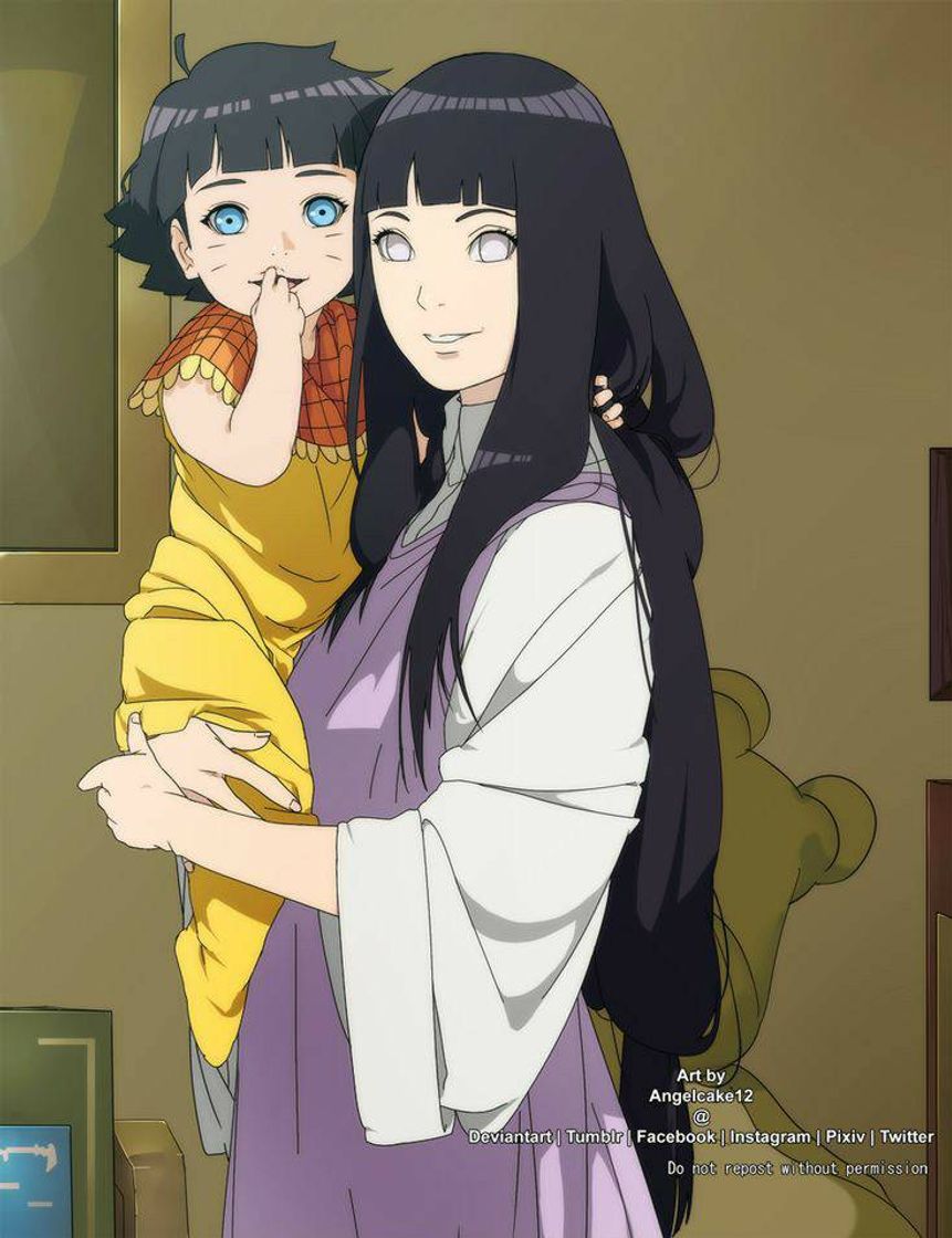 Social Hinata e sua filha