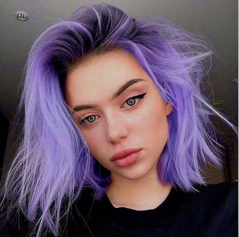 Moda cabelo roxo