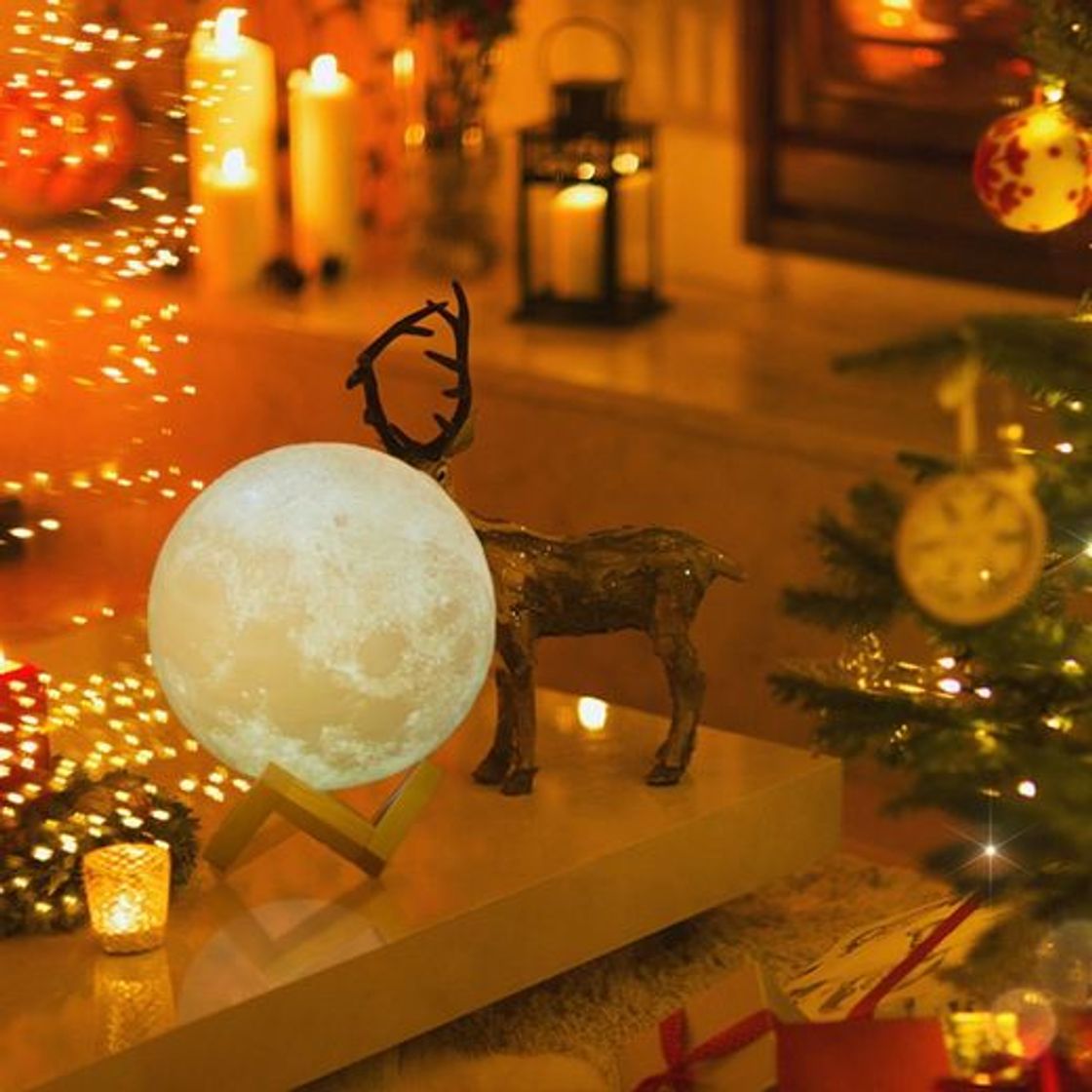 Home Lampara Luna 3D LED Moon Lamp