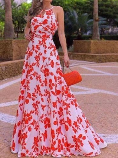 Lindo vestido de verano estampado 