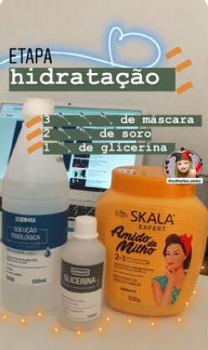 Fashion Uma hidratação maravilhoso da muito brilho ❤