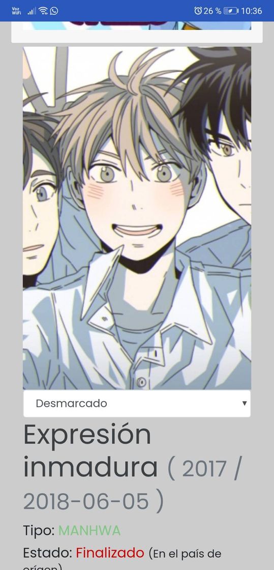Unriped expression - Manhwa - LectorManga