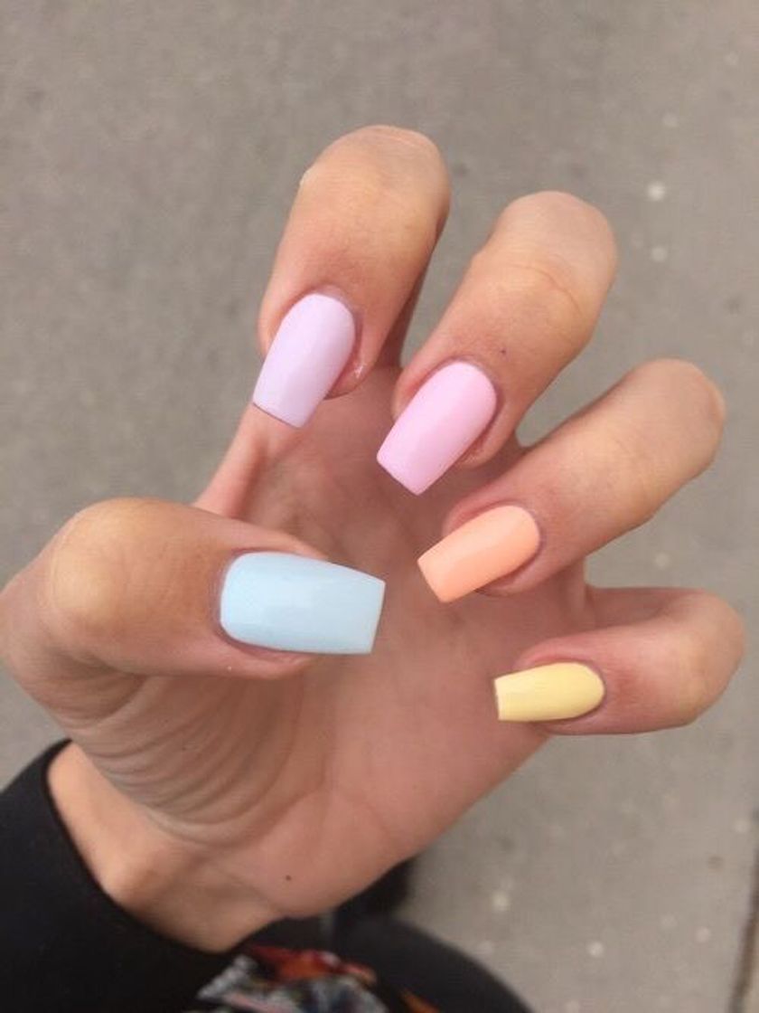 Moda Unhas coloridas Vsco💅🏻✨