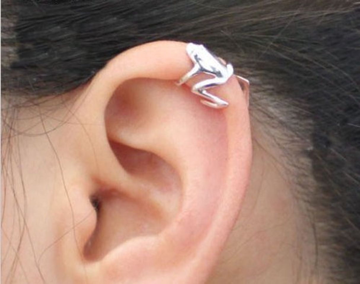 Social Ndier 1 x Unisex Frog Design aleación Ear Cuff Clip Wrap Pendientes