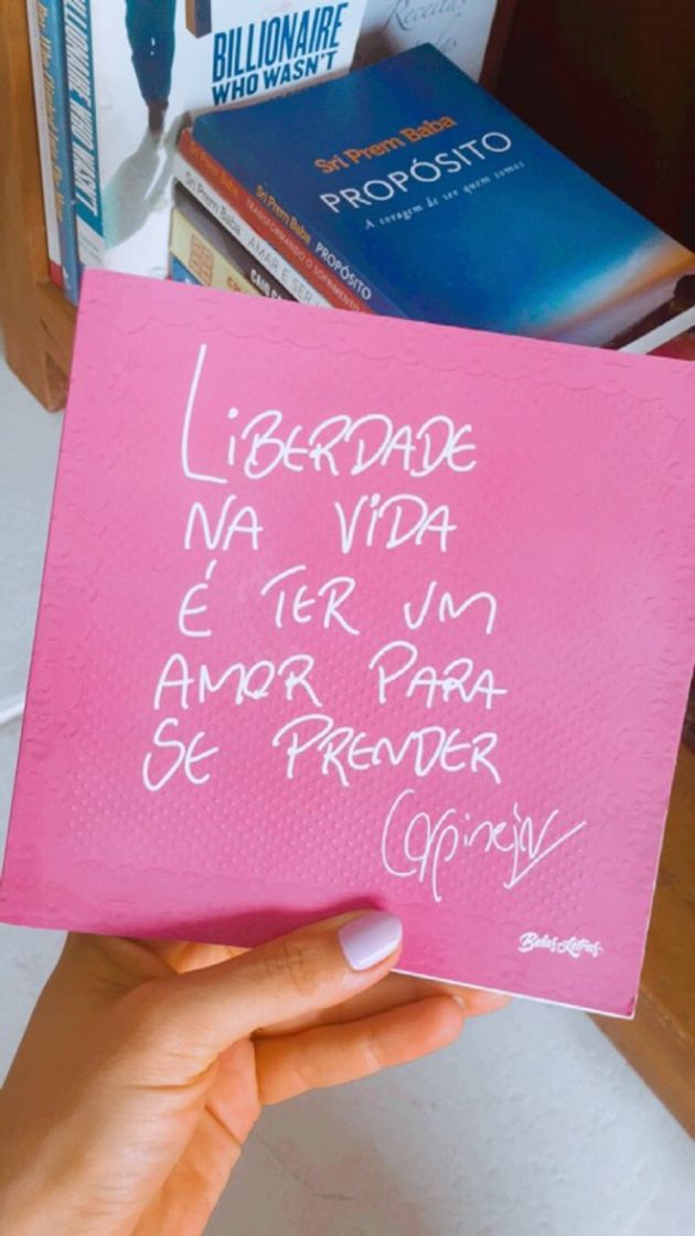 Books Liberdade na Vida e Ter Um Amor Para Se Prender